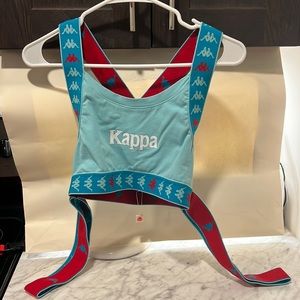 Blue and Red Kappa two piece outfit